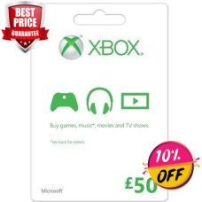MICROSOFT GIFT CARD - £50 (XBOX ONE/360) UK